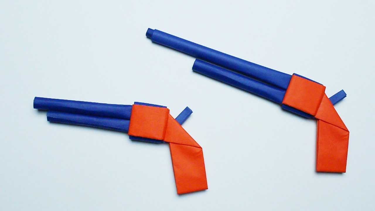 Comment faire un pistolet à partir de papier - YouTube