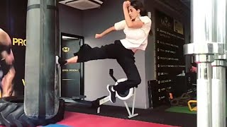Disha Patani Very Hard Workout At Gym
