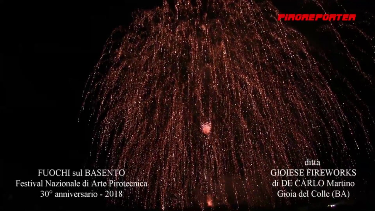 SAN LUCA BRANCA - Spettacolo ditta GIOIESE FIREWORKS di De Carlo Martino - Gioia del Colle (BA)