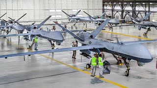 Inside Massive US Air Force Hangar Assembling Millions $ Worth of Scary Drones