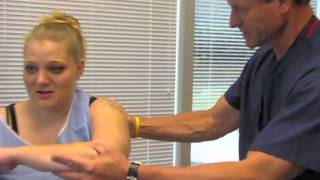 Jerk Test Demonstrating Shoulder Instability - Dr. Eric Janssen