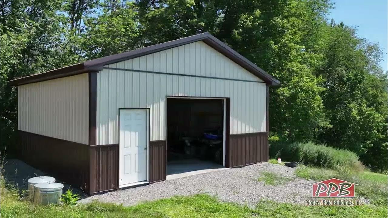 24'W x 24'L x 10'4"H Pole Building YouTube