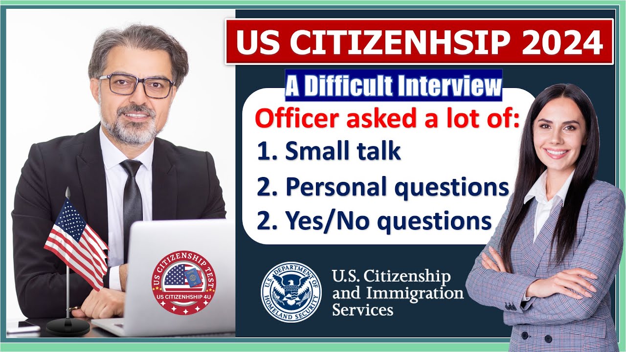US Citizenship Interview 2024 Practice US Naturalization Test with