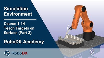 Doel(en) op het oppervlak trainen (deel 3) - Cursus 1.14 - RoboDK Academy