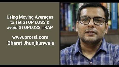 Using Moving Average Bands To Avoid Stop Loss Traps | English | Bharat Jhunjhunwala