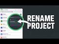 Rename a Project in QuillBot Easily – Quick &amp; Simple Tutorial