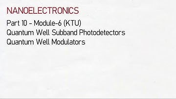 Quantum Well Subband Photodetectors and Quantum Well Modulators