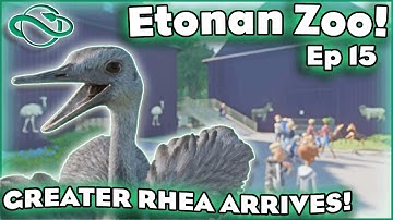Greater Rhea Habitat Build! | Planet Zoo Americas Pack | Etonan Zoo Ep: 15