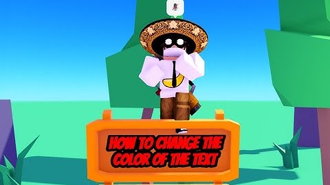 How to Change the Color of your Text in Pls Donate