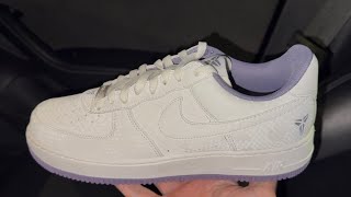 Nike Air Force 1 Low Kobe Bryant Mamba Forever Summit White Daybreak Shoes