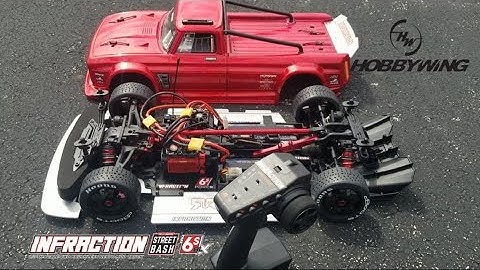 V2 ARRMA INFRACTION FIRST RUN & HAND BREAK CAUSE MY CENTER DIFF TO BLOW DRIVER ERROR ⚠️