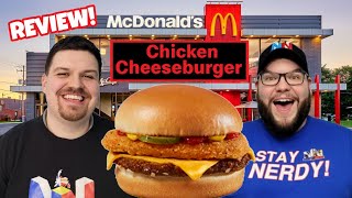 NEW McDonald's Chicken Cheeseburger Review! Remix Menu