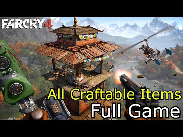 Far Cry 4 Escape from Durgesh Prison Signature Weapons Shredder and Cannon  Locations 