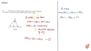 The side  ltmath gt  ltmrow gt  ltmi gtB lt/mi gt ltmi gtC lt/mi gt ltmo gt  lt/mo gt l