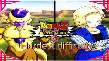 What happens when Android 18 fights Golden Frieza in the Hardest difficulty EVER -Tenkaichi 4 mode