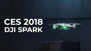 CES 2018 - DJI Spark Drone at the Consumer Electronics Show
