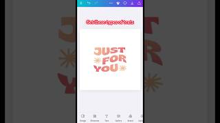 How to Add Distorted Typography Effect in Canva #shorts