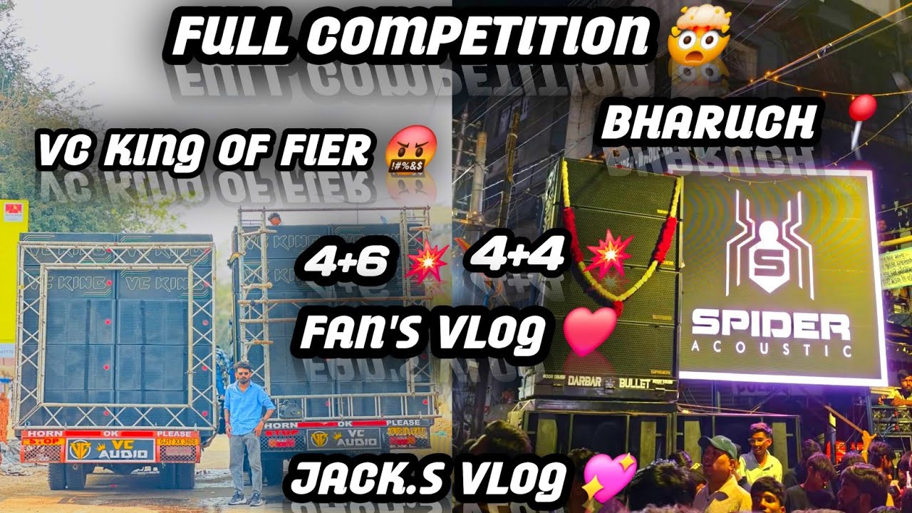 FULL COMPETITION VLOG 🤯 VC KING 👑 🆚 SPIDER ACOUSTIC // JACK.S VLOG