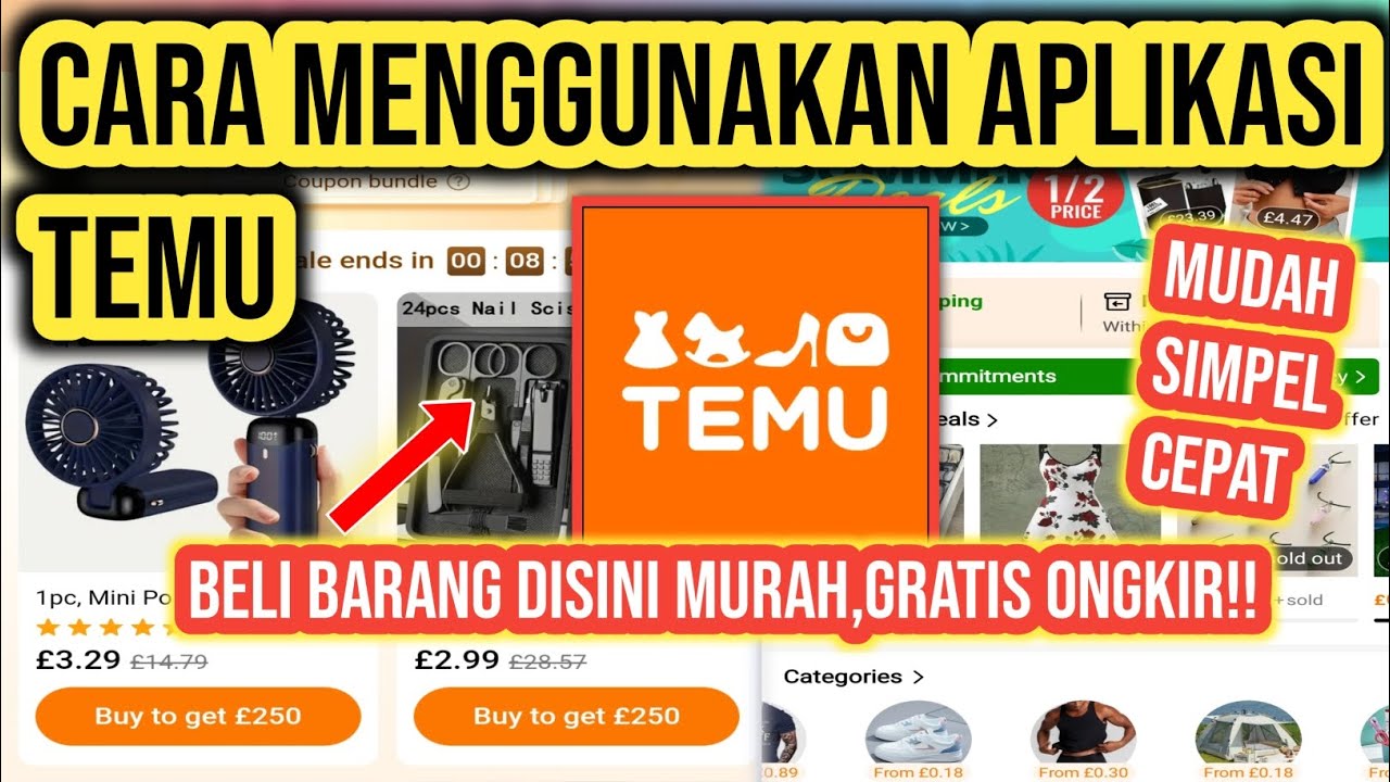 Panduan Menggunakan Aplikasi Temu untuk Pemula Panduan Menggunakan Aplikasi Temu untuk Pemula