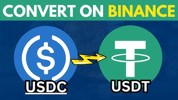 Hoe u USDC naar USDT kunt converteren op Binance