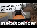 Storage Boxes and Off to Work! -- Work Truck Conversion Ep.9