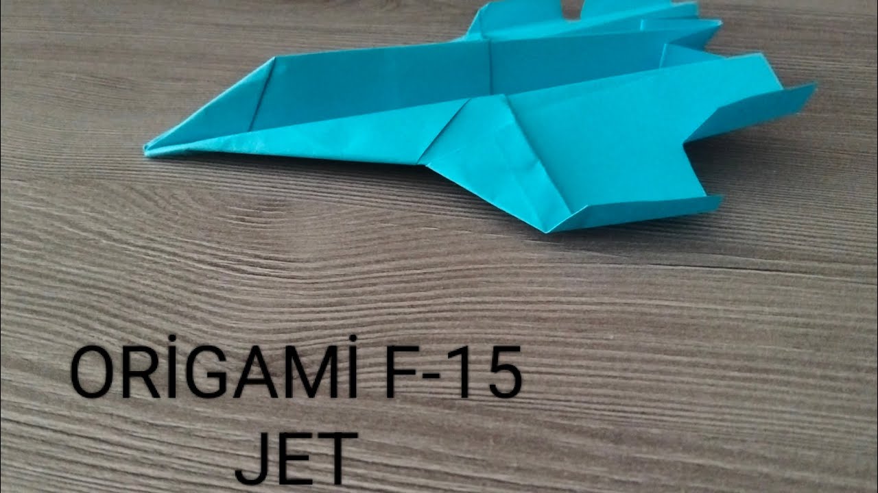 Origami F-15 Fighter Jet Tutorial 
