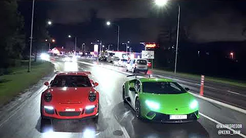 Lamborghini Huracan Performante VS Porsche 911 GT3RS