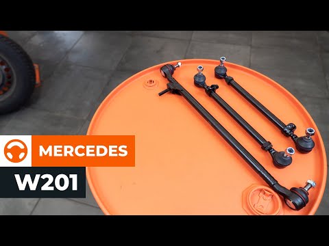 Cómo cambiar rótula de dirección y rótula axial en MERCEDES W201 [VÍDEO TUTORIAL DE AUTODOC] @autodoces