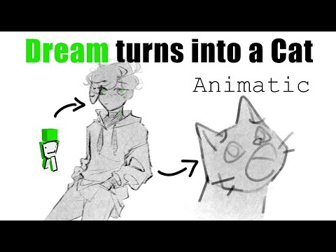 Dream turns into a Cat (playing FNAF) || Dream Animatic