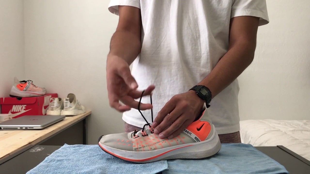 Cleaning my Nike EXP X14's with Crep Protect Cure