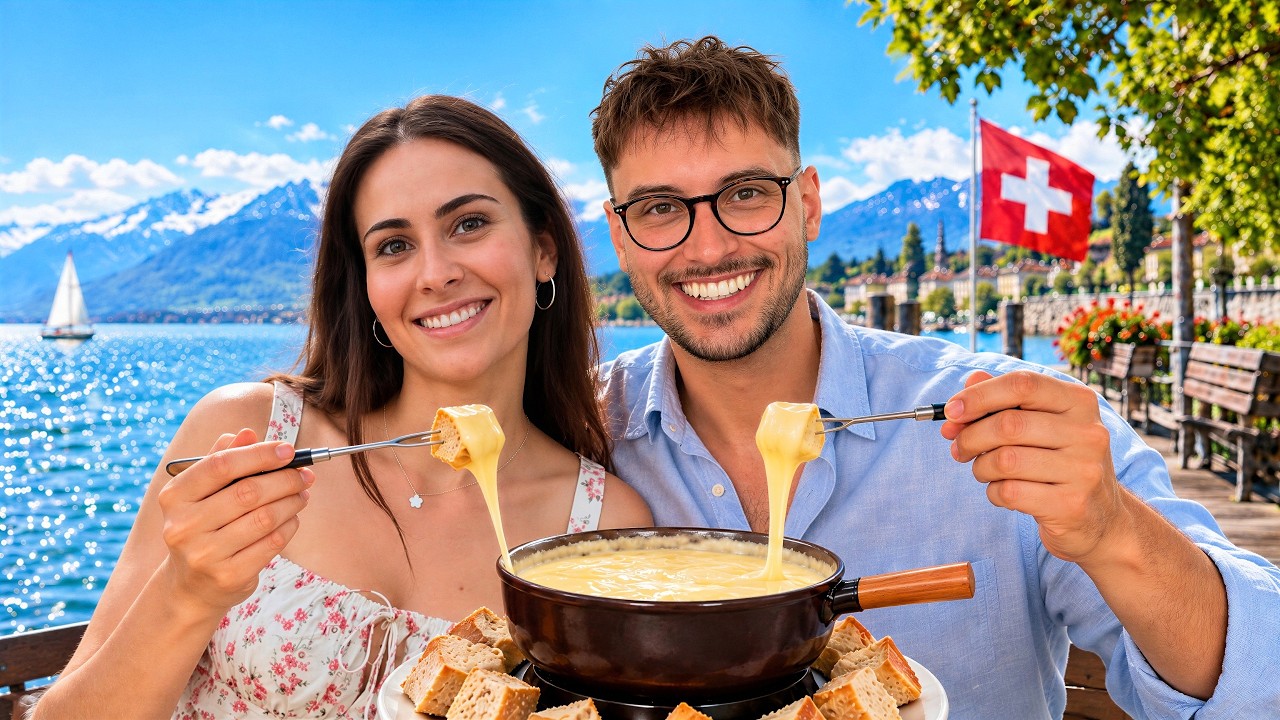 UNE JOURNÉE 100% SUISSE | Pêche sur le lac Léman + Fondue