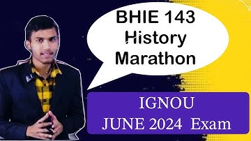 BHIE 143 | पर्यावरण इतिहास | PART 1 | IMPORTANT QUESTIONS | JUNE 2024 EXAM