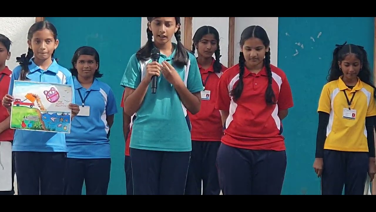 Public Class In Same Assembly Arya public School Assembly Activity Class 7th Students - YouTube