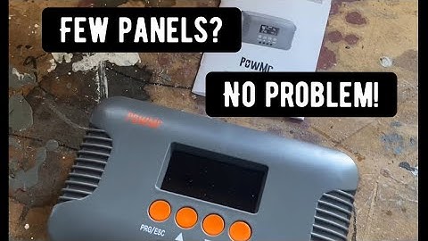 PowMr mppt Boost Solar Charge Controller