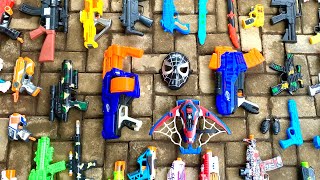 Collecting Tembakan Nerf Gun war Gun, Revolver, Gear Light Gun AK47 Sniper Rifle, Spiderman Gun #138