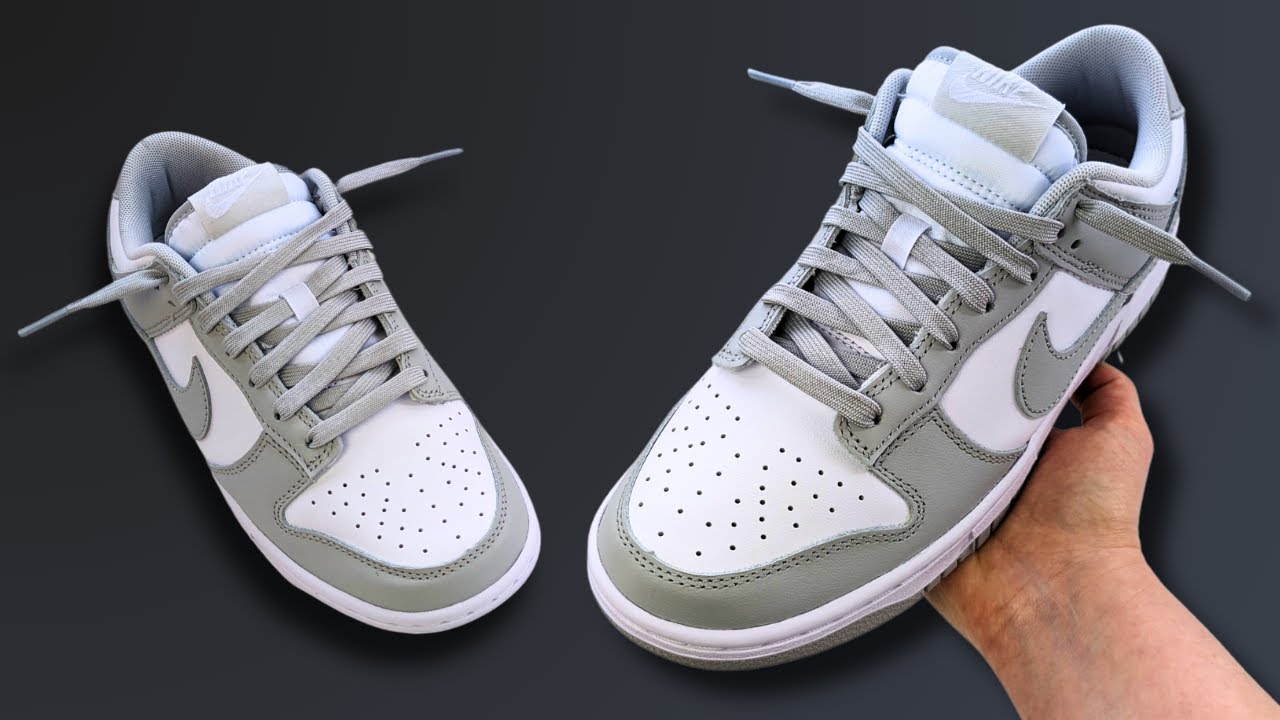 HOW TO LACE NIKE DUNK 1 LOWS LOOSELY (BEST WAY!)