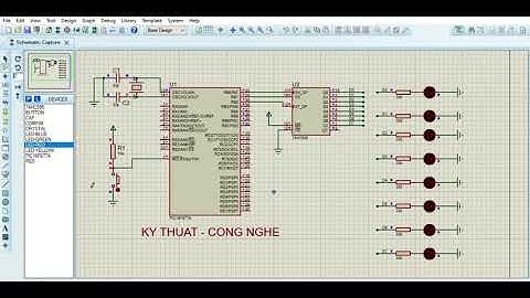 LED ĐƠN SỬ DỤNG 74HC595 VÀ PIC 16F877A