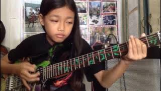 Metalica  Entersandman cover Ayu gusfanz 10 years old from Indonesia