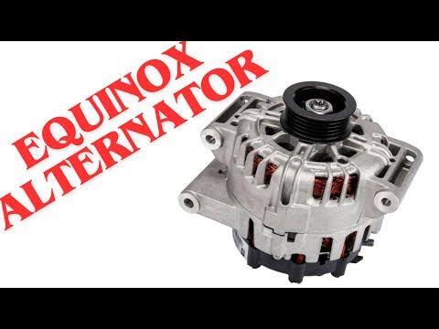 2017 Chevy Equinox/Gmc Terrain Alternator Replacement - YouTube