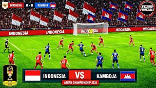 July 27, 2026 | Indonesia vs Cambodia | 2026 ASEAN CHAMPIONSHIP | Full Match | FC 26 Simulation screenshot 5