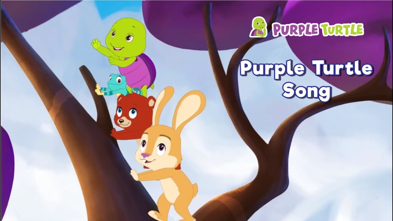 Purple Turtle Song| Children'S Song| Cartoon Song| Nursery Rhyme| E-Learning + More Kids Songs