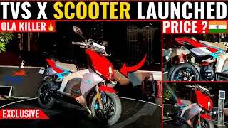 Tvs X Electric Scooter Launched🔌Ola Killer ?⚡Feature|Price|Range 🔥Best Electric Scooter India 2023🔥