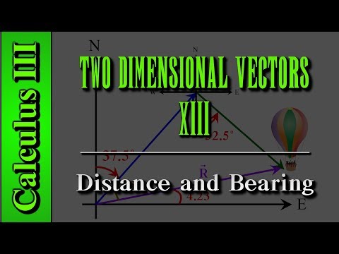 Calculus III: Two Dimensional Vectors (Level 13 of 13) | Distance and Bearing