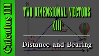 Calculus III: Two Dimensional Vectors (Level 13 of 13) | Distance and Bearing