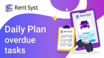 Daily Plan - Overdue tasks | RentSyst