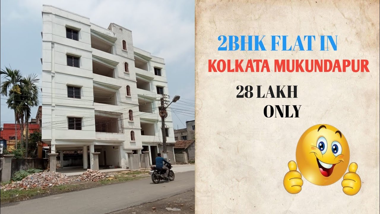 2bhk 1100 Sq Ft Ready Brand new flat sale at mukundapur flatforsale