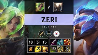 Zeri Mid vs Pantheon: Dominating - KR Challenger Patch 14.16