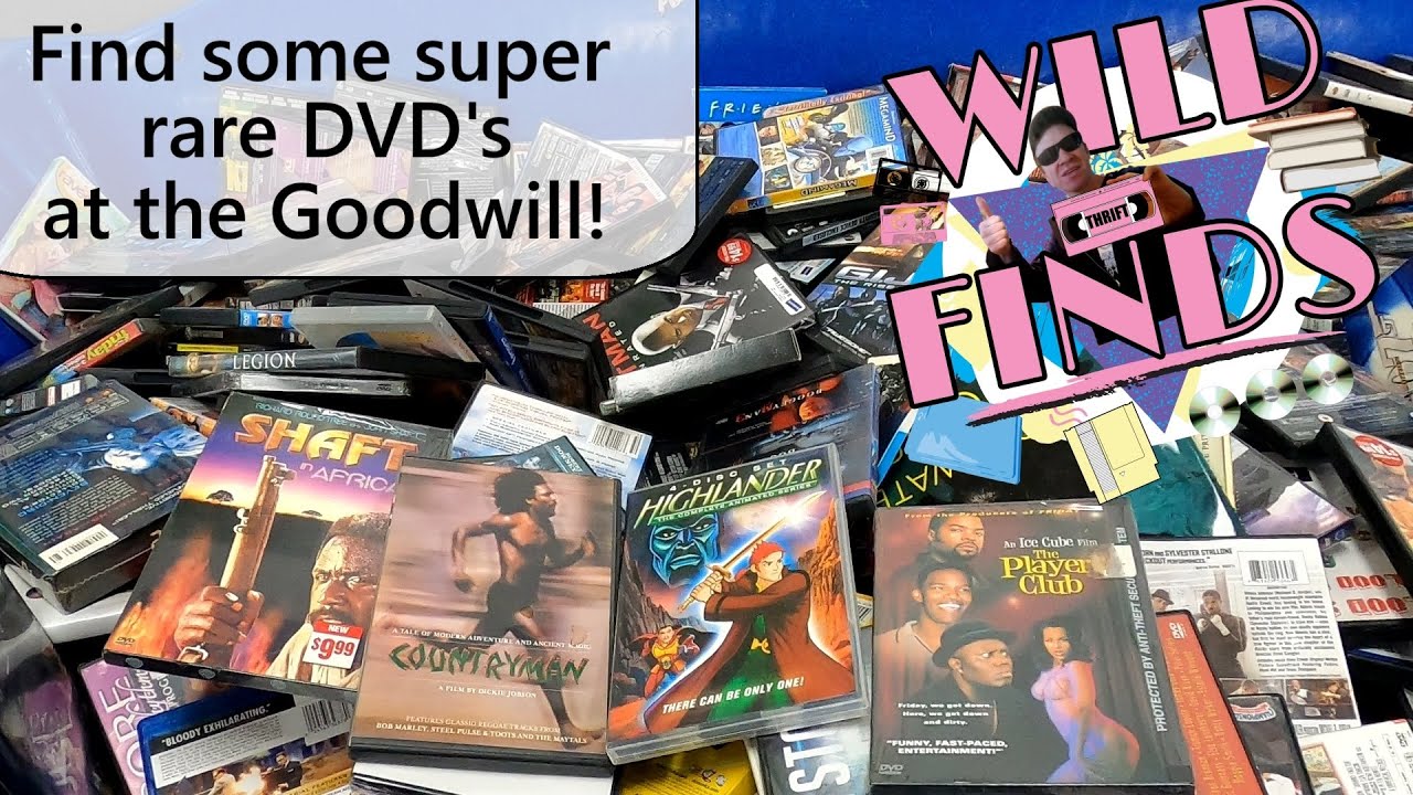Thrift Store hunting for rare DVDs and CDs - Get an awesome video