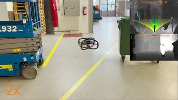 Motion Primitives-based Navigation Planning using Deep Collision Prediction
