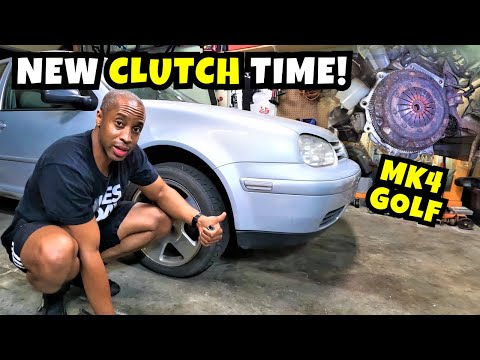 MK4 Golf Clutch replacement PT1: removing the transmission, clutch and flywheel